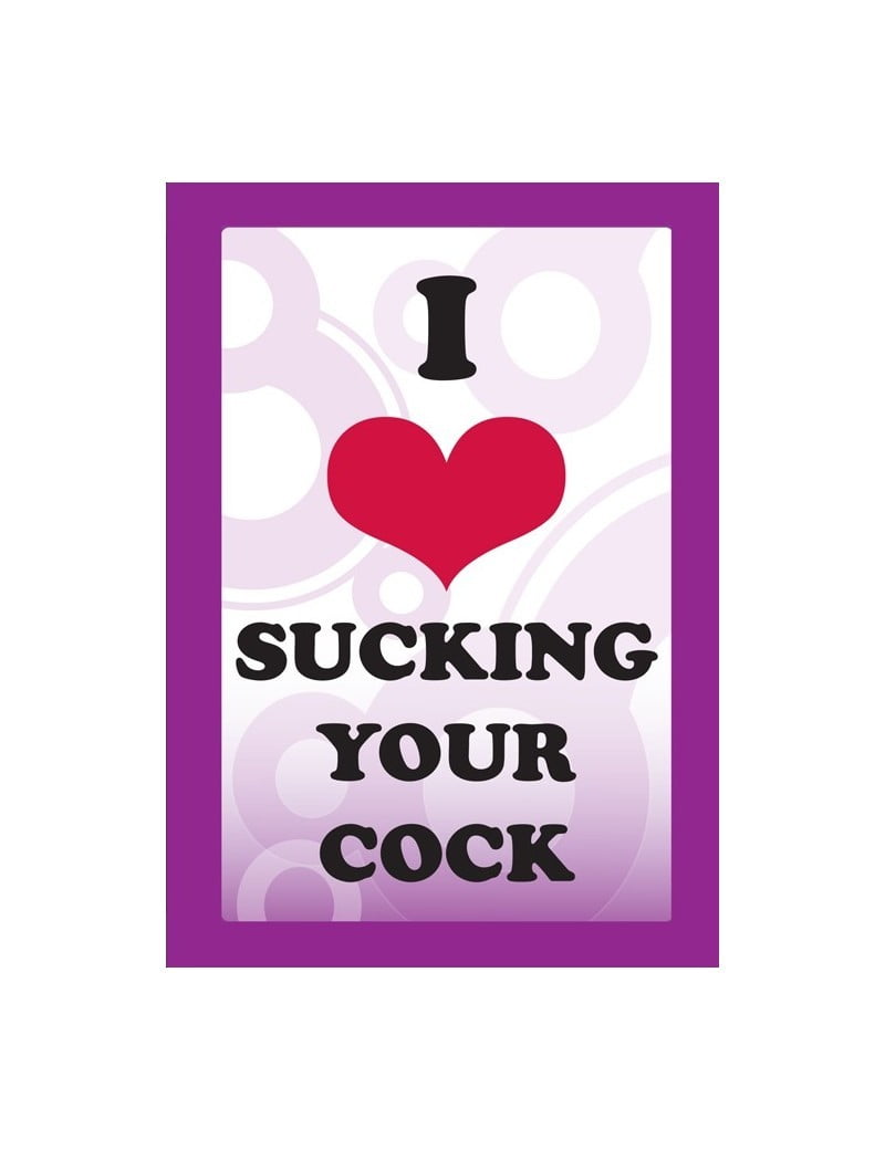I Love Sucking Your Cock