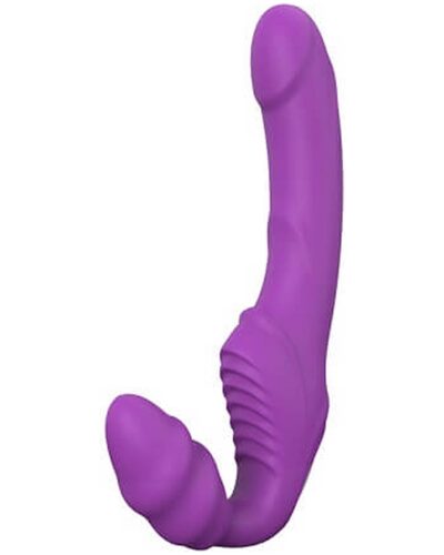Rechargeable Silicone Strapless Strap-on