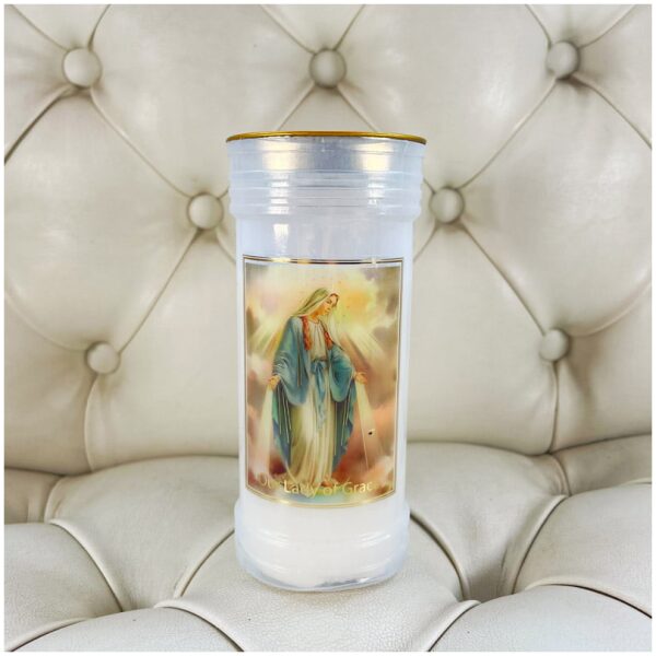 Sacred Heart of Our Lady Grace Pillar Candle