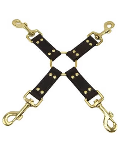 BOUND Nubuck Leather 4 Way Hog Tie Bondage Gear