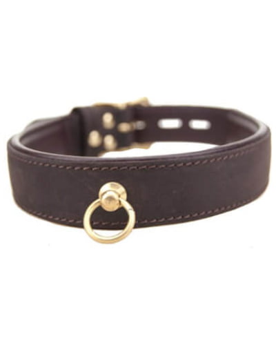 BOUND Nubuck Leather Choker with O Ring