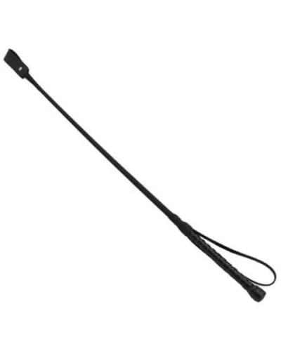 Bound Noir Nubuck Leather Bondage Riding Crop