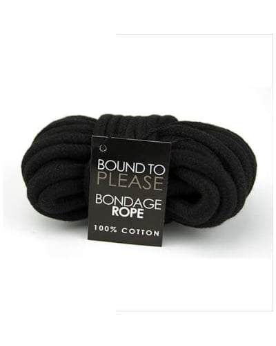 Bound to Please Bondage Rope Black (1)