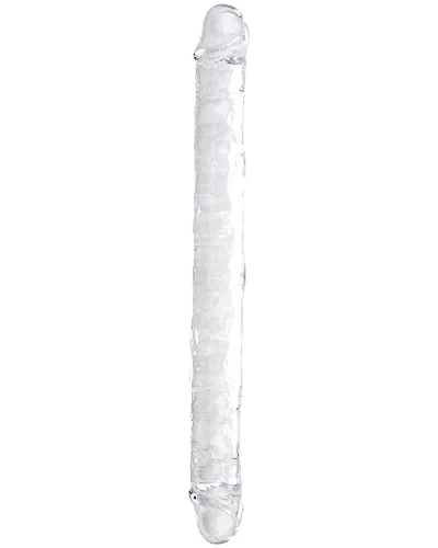 Loving Joy 18 Inch Transparent Double Ended Dildo