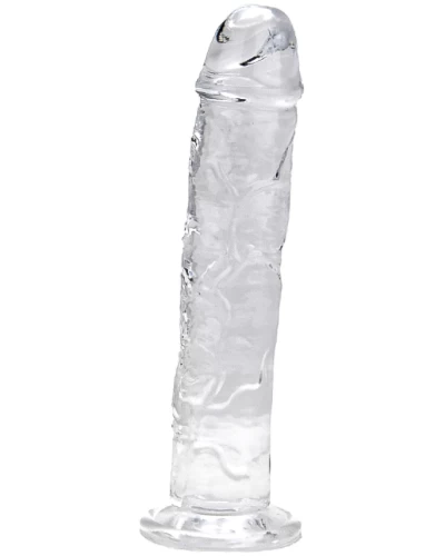 Loving Joy 9.5 Inch Transparent Suction Cup Dildo