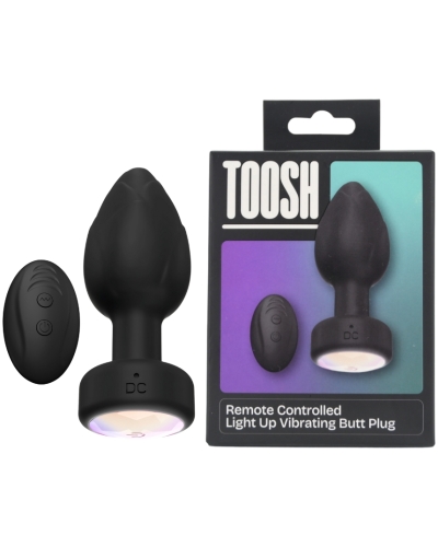 Toosh Remote Controlled Light Up Vibrating Butt Plug