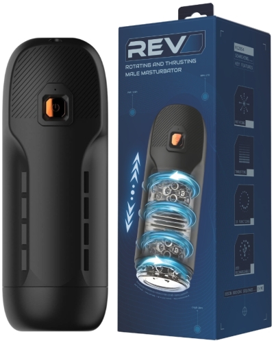 Rev Rotating and Thrusting Male Masturbator
