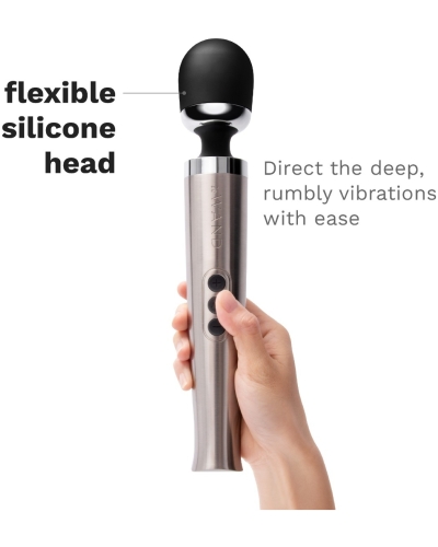 Le Wand Diecast Rechargeable Massager Silver
