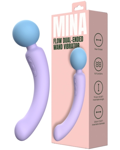 Mina Flow Dual-Ended Wand Vibrator
