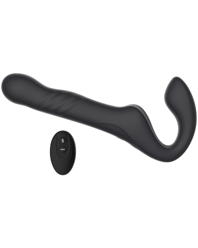 Mina Surge Remote Thrusting & Vibrating Strapless Strap On