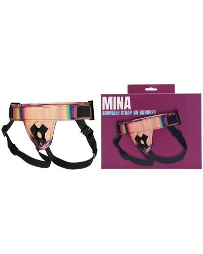 Mina Shimmer Strap-On Harness