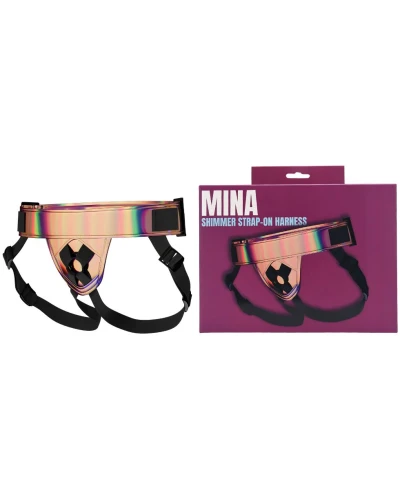 Mina Shimmer Strap-On Harness